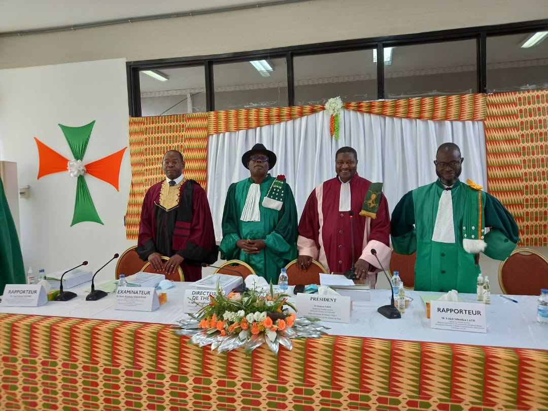 Sitting on a doctoral thesis defence jury Abidjan 2026